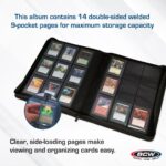 BCW Z-Folio 9-Pocket LX Album - Toploaders - Black