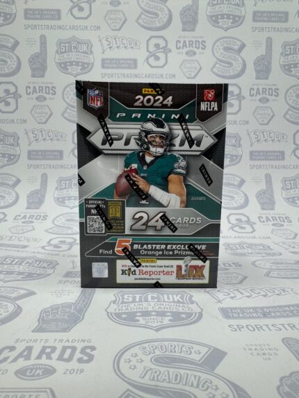 2024 Panini Prizm Football Hobby Blaster Box (Orange Ice Prizms)